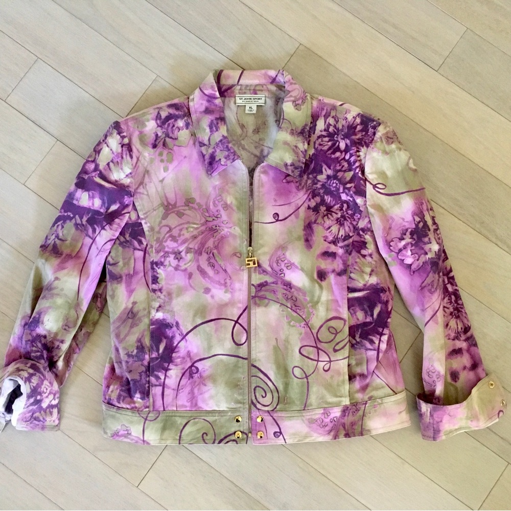 St John Sport by Marie Gray jean Jacket - Picture 3 of 12